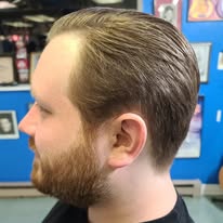 Beard and haircut by Johnny's Down Under