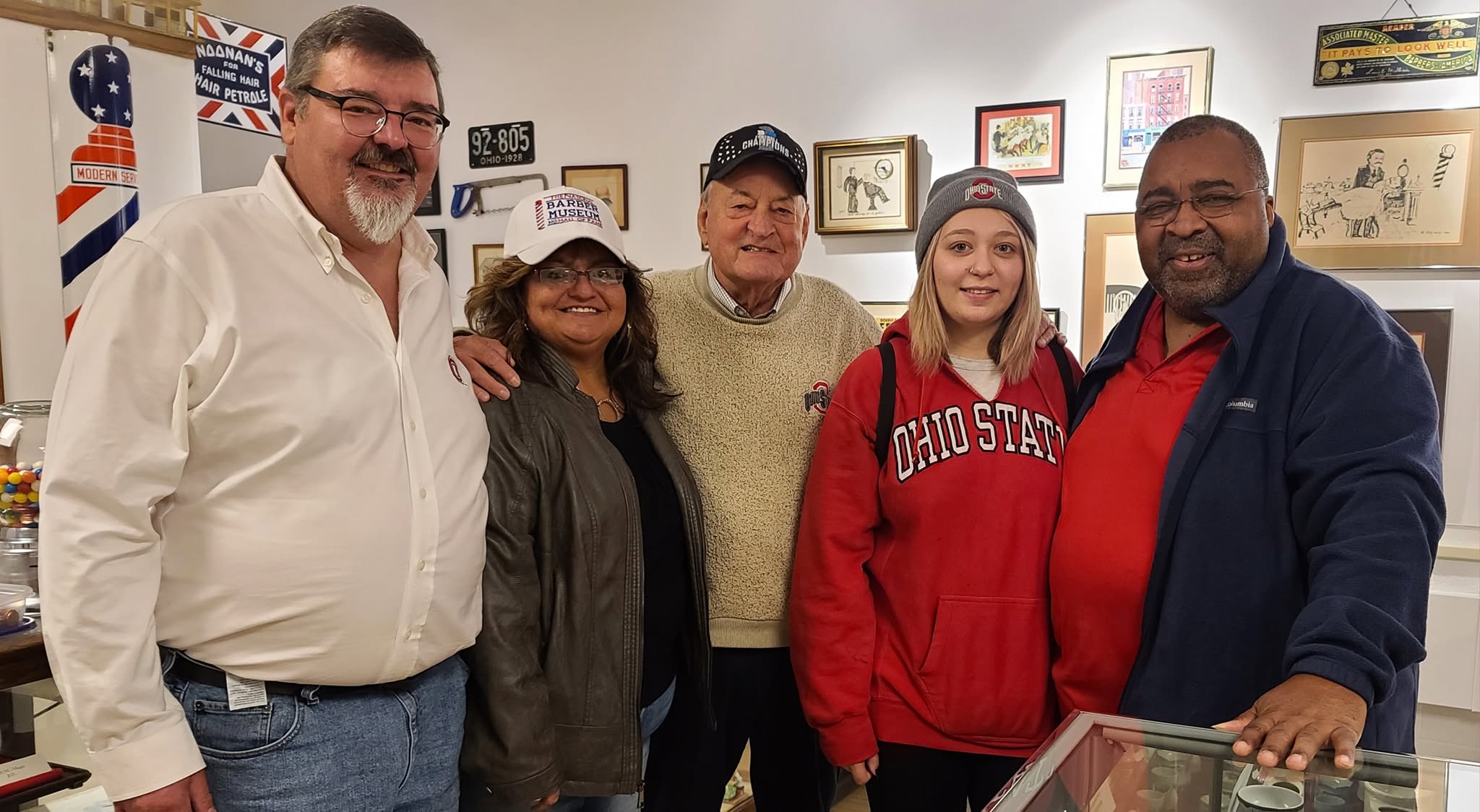 Johnny's Down Under team at the shop